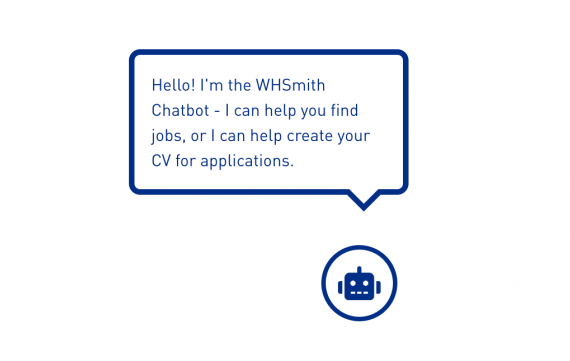 Chatbot screenshot - the icon to launch the app